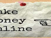 Make money online sign