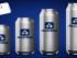 Aluminum cans with Alcoa printed on them